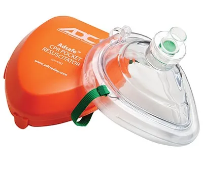 Fabrication Enterprises - 77-0006 - CPR Valve Mask Resuscitator, Adult w/case