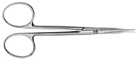 V. Mueller - OP5694 - Tenotomy Scissors Stevens 4 1/2 Inch Length Surgical Grade Stainless Steel NonSterile Finger Ring Handle Straight Blunt Tip / Blunt Tip
