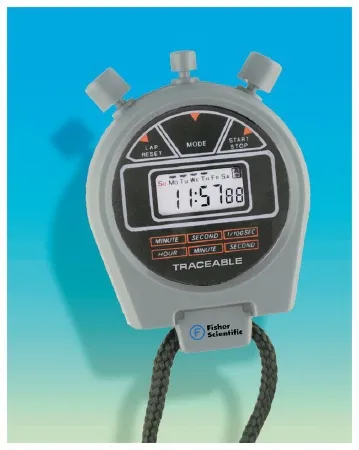 Fisher Scientific - Traceable - 1464919 - Digital Stopwatch 3 Button, Shock Proof Traceable 24 Hours Lcd Display