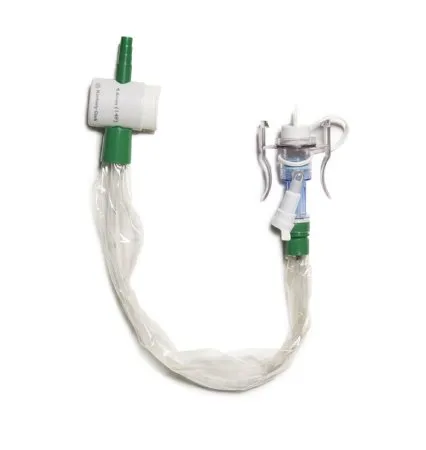 Avanos - Kimvent - 2273 - Closed Suction Catheter Kimvent Qwik Clip Style 14 Fr. Thumb Valve Vent