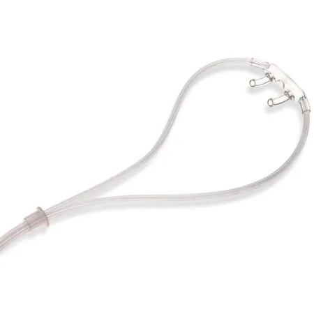 Medline - Softech Plus - HUD1874 -  Nasal Cannula Continuous Flow  Adult Curved Prong / NonFlared Tip