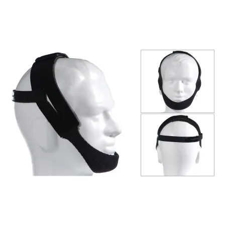 Ag Industries - AG1012911 - Premium chin strap, black. In front of ear style, universal size.