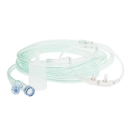 Tri-Anim Health Services - 301-P3600EA - ETCO2 Nasal Sampling Cannula with O2 Delivery With Oxygen Delivery Adult Straight Prong / NonFlared Tip