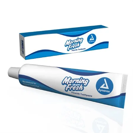Dynarex - Morning Fresh - 4873 -  Toothpaste  Mint Flavor 2.75 oz. Tube