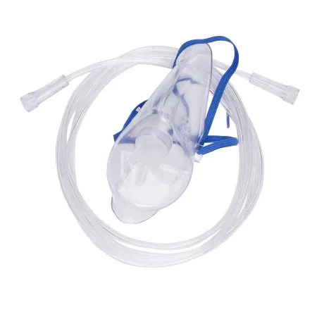 McKesson - 32633 - Oxygen Mask Mckesson Elongated Style Adult One Size Fits Most Adjustable Head Strap