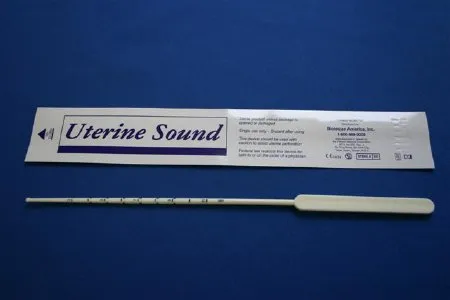 Bioteque - From: BA100 To: BA100 - Uterine Sound 3 mm Malleable Tip