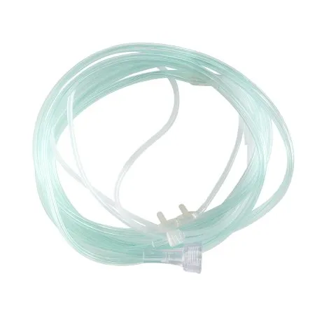 McKesson - 16-0503 - Etco2 Nasal Sampling Cannula With O2 Delivery With Oxygen Delivery Mckesson Adult Curved Prong / Nonflared Tip