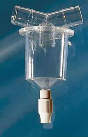 Vyaire Medical - AirLife - 5275P - Carefusion  Disposable In Line Water Trap with Twist Valve, Standard 22mm Tubing