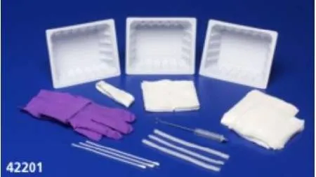 Cardinal Covidien - Argyle - 42201 - Kendall Medtronic / Covidien Tracheostomy Care Tray with Gloves