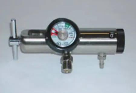 Mada Medical Products - R1835GBHF-25 - Oxygen Regulator High / Low Flow 0 - 25 Lpm Diss Outlet Cga-870