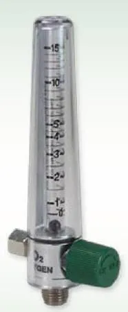 Precision Medical - 8MFA1001 - Precision Medical Oxygen Flowmeter Adjustable 0 - 15 Lpm 1/8 Inch Npt Female Connector