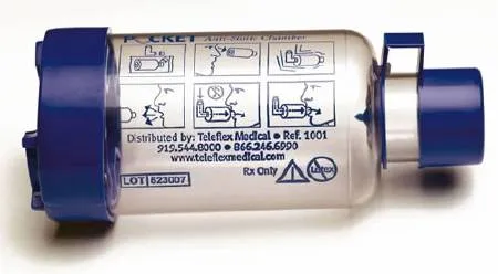 Medline - HUD100110 - Rusch 1001 10 Aersol Pocket Chamber Used With Asthma Inhaler