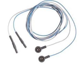 Natus Medical - 019-424500 - Snap Leads 60 Inch, Blue / Grey Snap Electrodes