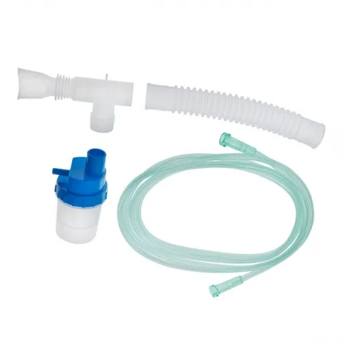 Amsino - AMSure - From: AS78010 To: AS78020 - International Nebulizer T Mouthpiece, 7 ft Tubing, 20mL Cup, 50/cs