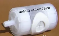 Arc Medical - ThermoFlo - 6241E -  Trach CRV with O2 Port EcoPak: Specifications: Humidity VT 500ml: 26mg H2O / L Resistance at 0.7 cm H2O at30 LPM Dead Space: 12 ml