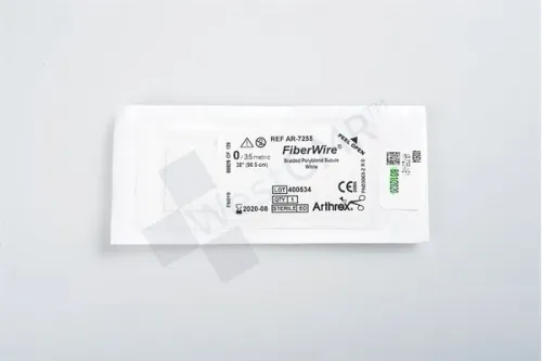 Arthrex - AR-7255 - ARTHREX FIBERWIRE SUTURE 0 / 3.5 METRIC BRAIDED POLYBLEND WHITE 96.5 CM