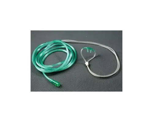 Amsino - AS75080 - Nasal Oxygen Cannula, Adult, Curved Non-Flared Tip with 84" Tubing (Over-the-ear Style), 50/cs (60 cs/plt)
