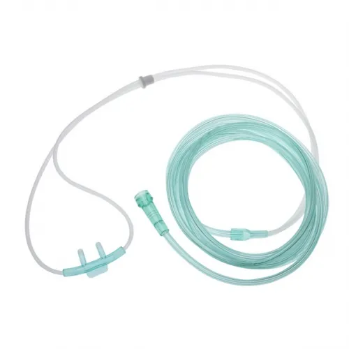 Amsino International - AS75085 - Nasal Oxygen Cannula, Adult, Curved Flared Tip with Tubing, (Over-the-ear Style)