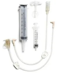 Avanos - MIC-KEY - 0120-12-3.5 - MIC-KEY Low-Profile Gastrostomy Feeding Tube Kit 12 fr 3-1/2 cm L Stoma, 3mL Balloon, Silicone, Tapered Distal Tip, DEHP-free, Ethylene Oxide (ETO) Sterilized