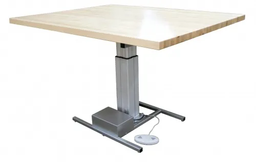 Bailey - From: 3400 To: 3405 - Manufacturing Electric Professional Hi Low Work Table, Wood Butcher Block Top