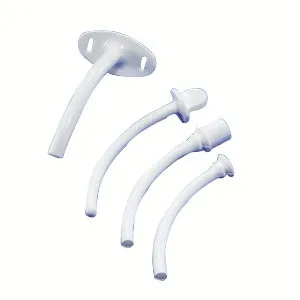 Boston Medical Products - Moore - MTT-008 - Moore tracheostomy tube, size 8. Constructed of radiopaque medical grade silicone. Extra-long standard length. Includes: outer tubeobturator, inner cannula, trach holder and 15mm adaptor.