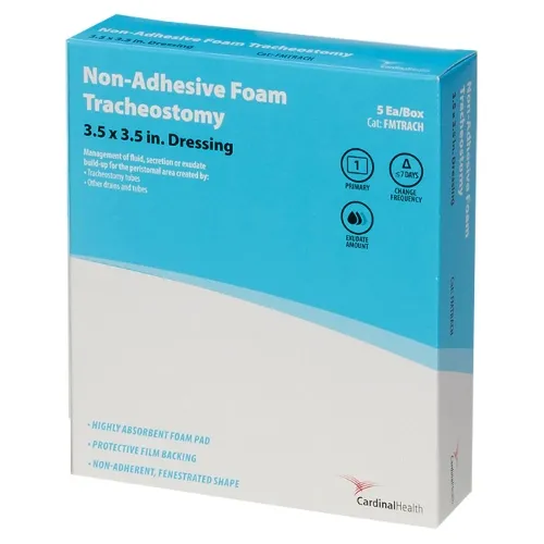Cardinal Health - FMTRACH - Cardinal Health Non-Adhesive Foam Tracheostomy