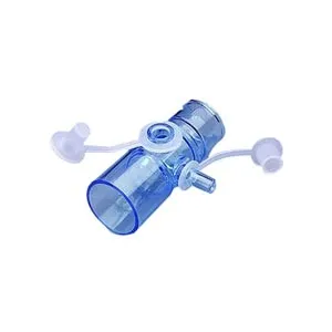 Vyaire Medical - AirLife - 004154 - U/Adapt-It Disposable Straight Connector 22 mm O.D. x 22 mm I.D. without base, with internal inhalation valve