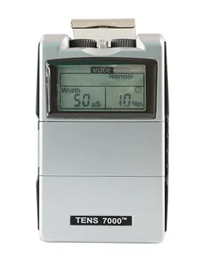Compass Health - DT7202 - TENS Unit, System Includes: Device, Lead Wires, Four Self-Adhesive Reusable Electrodes, 9-Volt Battery, Hard Plastic Carrying Case, Quick Start Guide, and Instruction Manual, Basic Assembly Required, 1 Year Warranty