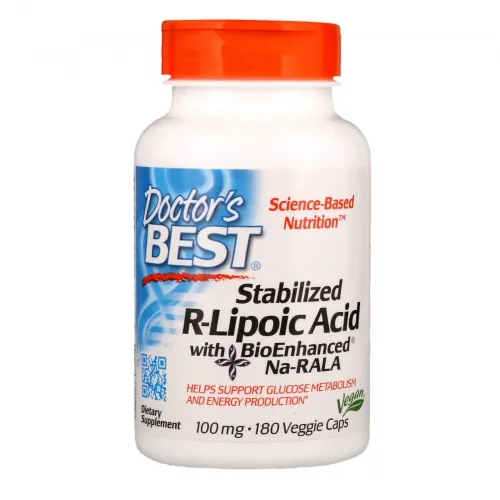 Doctors Best - D278 - Stabilized R-Lipoic Acid 200mg