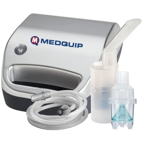 Medquip - mq5900 - Compact Compressor Nebulizer with Reusable and Disposable Neb Kit