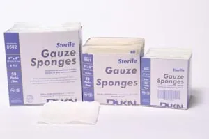 Dukal - 8502 - Gauze Sponge, 4" x 4", Sterile, 8-Ply, 2/pk, 50 pk/bx, 12 bx/cs (40 cs/plt)