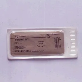 Ethicon Suture                  - 1637g - Ethicon Surgical Gut Suture Chromic Suture Precision Point Reverse Cutting Size 40 18" 1dz/Bx