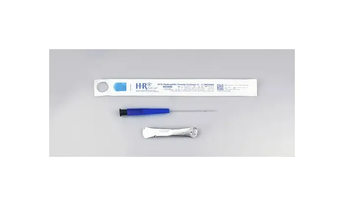 Hr Pharmaceuticals - HS1006 - HR Pharmaceuticals Redicath Hydrophilic Catheter 10fr 6" With Water Bag And Touch Free Sleeve