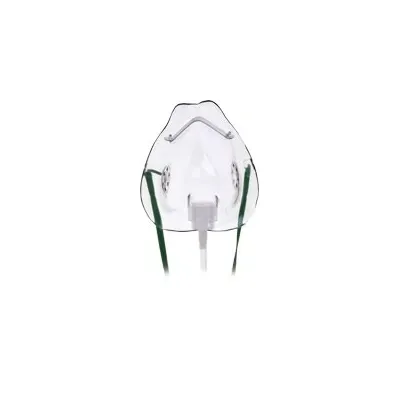Medline - Hudson RCI - HUD1035 -  Oxygen Mask  Elongated Style Pediatric Adjustable Head Strap / Nose Clip