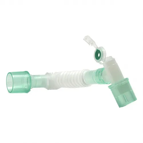 Intersurgical - 3521000 - Superset with Double Swivel Elbow and Bronchoscopy Port, 22mm OD/15mm ID.