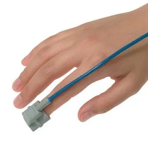 Invacare - 8000SM - Adult Reusable Soft SpO2 Sensor 3 ft. Cable, Medium Size