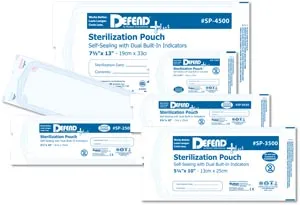 Mydent - SP-2500 - Self-Seal Sterilization Pouch, 3.5" x 10", 200/bx
