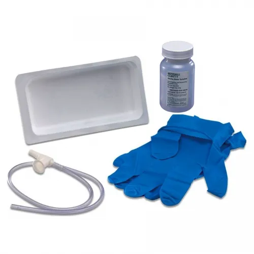 Argyle - Kendall-Covidien From: 10102 To: 10182 - Graduated Suction Catheter Tray With Chimney Valve Sterile Water Safe-T-V