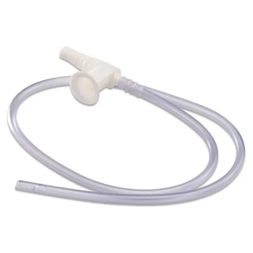 Cardinal Health - Argyle - 31800 -  Suction Catheter with Safe T Vac Valve 18 fr, Staggered Eye, Straight Pack, Latex free