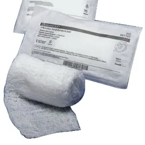 Covidien - Dermacea - 441106 - Dermacea Sterile Gauze Fluff Rolls, 4" x 4-1/8 yds. L, Crinkle-Weave Pattern, Provides Fast Wicking Action, Superior Aeration and Excellent Absorbency. - Replaces 55CFR446S.