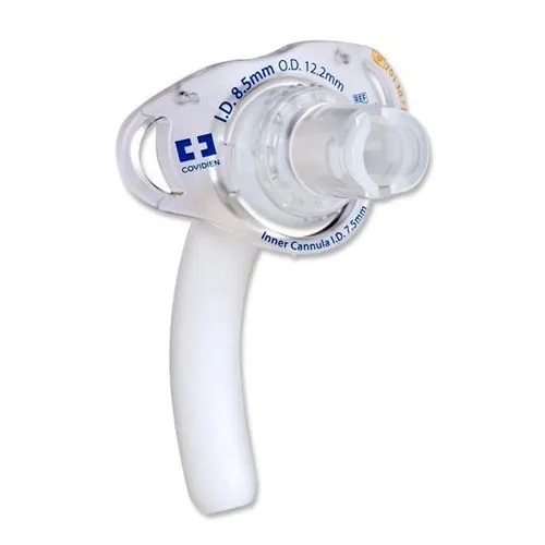 Kendall - Shiley - 9UN90R - Healthcare   Flexible Adult Tracheostomy Tube with Reusable Inner Cannula, Cuffless, Size 9.