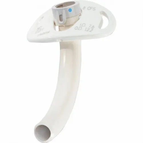 Kendall Healthcare - Shiley - 4CN65R - Shiley Flexible Adult Tracheostomy Tube with Reusable Inner Cannula, Cuffed, Size 4.