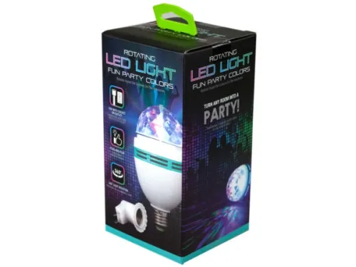 Kole Imports - EN328 - Rotating Party Light Bulb