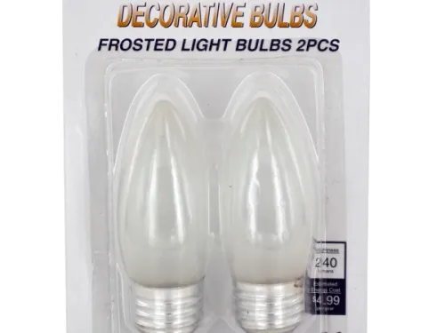 Kole Imports - HG407 - Decorative Frosted Light Bulbs