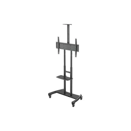 Luxor - FP2500 - TV Stand with Mount, Adjustable-Height, 32.75"W x 28.75"D x 46.5"-62.5"H, Fits TV sizes 32"-70", (4) 2" Nylon Casters with Locking Brakes, Steel Frame, Maximum Weight Capacity 100 lbs., Assembly Required (DROP SHIP ONLY)