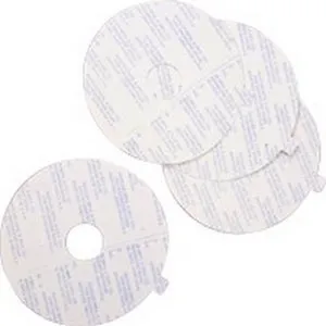 Marlen - From: 107D To: 107R - Double Faced Adhesive Tape Disc 15/16" Stoma Opening, 3 7/8" OD, Precut
