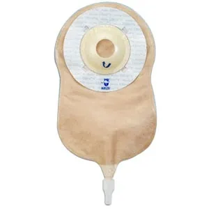 Marlen - UltraLite - 77151 - Ultralite urostomy pouch, 1" opening with aquatack barrier, deep convexity, transparent, 10 per box