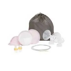Medela - 87250 - Pump in Style Advanced Double Pumping Kit. Includes: 2 sets of tubing, 2 24mm PersonalFit breastshields, 2 valves, 2 membranes, 1 drawstring storage bag and 8 nursing pads.