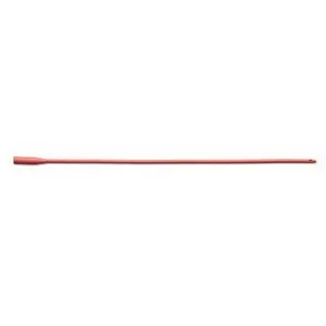 Medline - DYND13512 - Industries Intermittent Catheter 12 fr 16" L, Red Rubber, Sterile, Smooth Tip