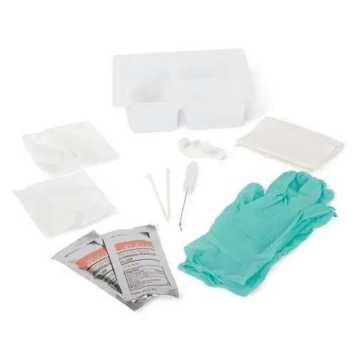 Medline Industries - DYND40615 - Tracheostomy Clean and Care Tray with Peroxide, Latex-free, Sterile